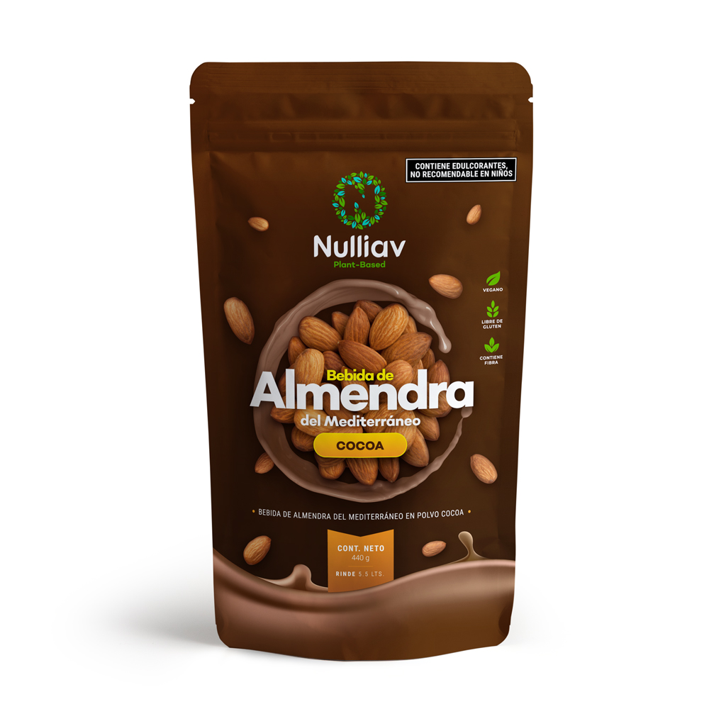Nulliav Bebida de Almendra del Mediterráneo Cocoa